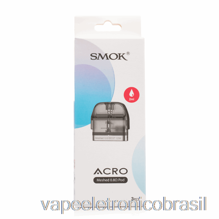 Vape Eletrônico Smok Acro Pods De Substituição 0.6ohm Dc Bobinas Mtl